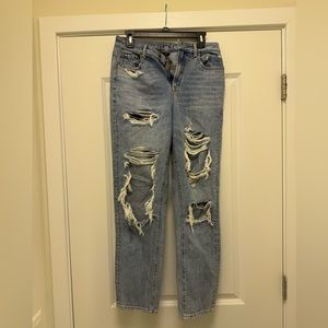 American eagle highest rise mom jeans